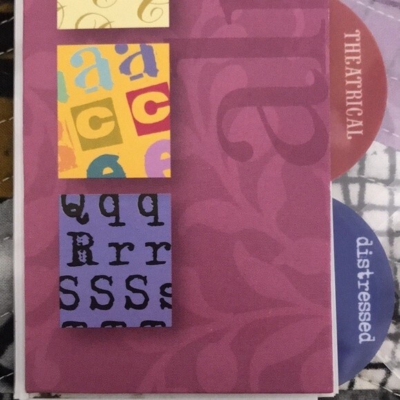 Rub On Transfers To Go Alphabets K&Company NWT - Picture 4 of 10